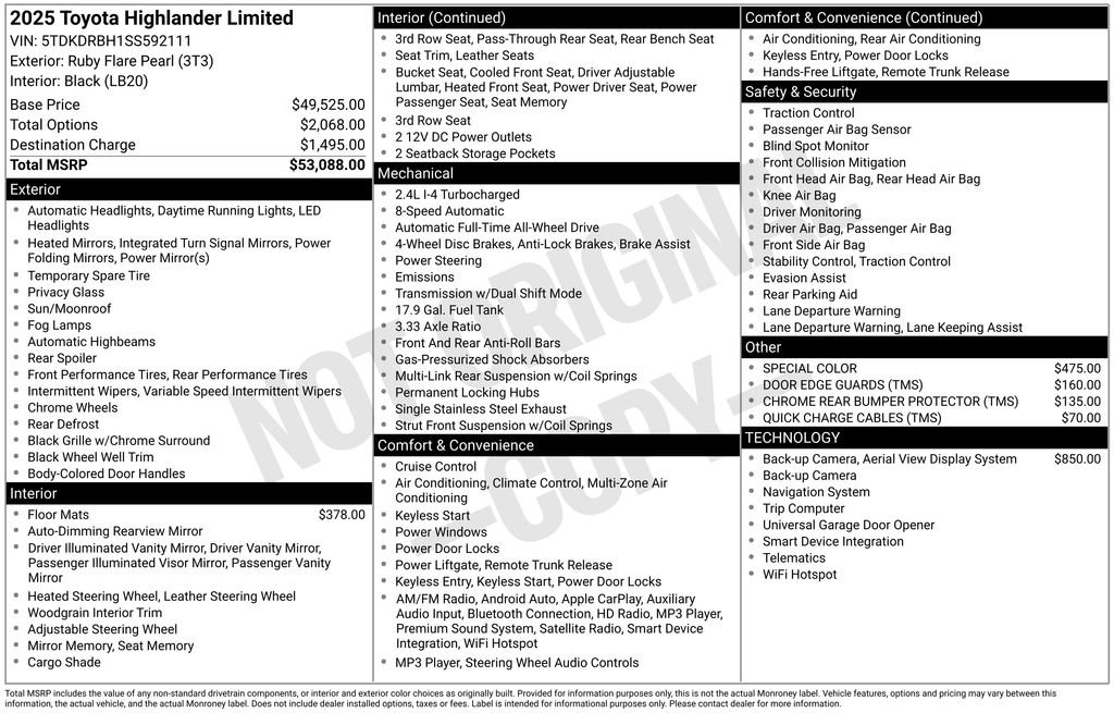 Used 2025 Toyota Highlander Limited image 7
