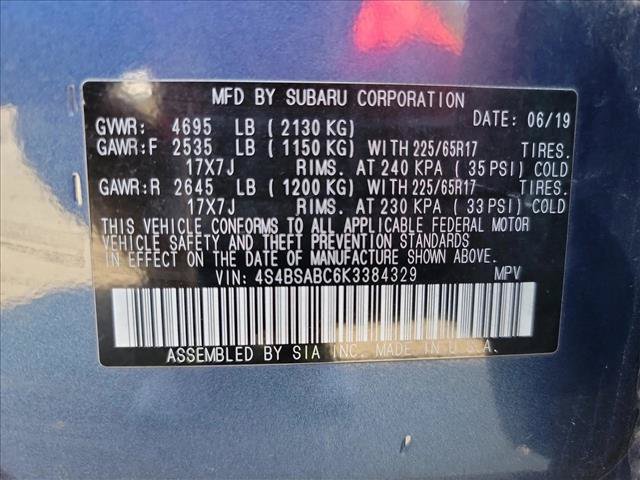Used 2019 Subaru Outback 2.5i AWD/4WD image 29