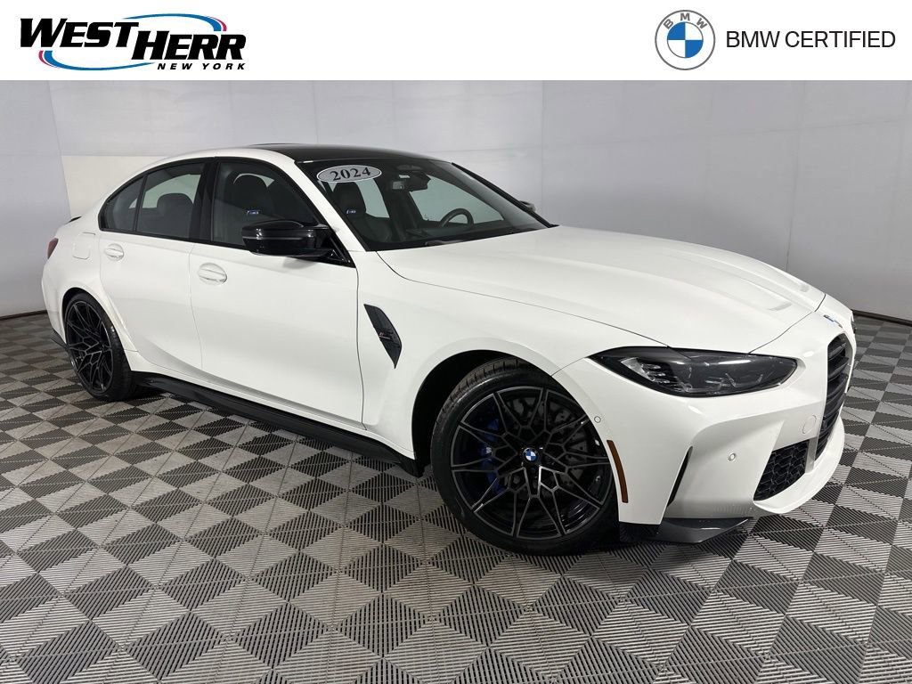 Certified 2024 BMW M3 Competition w/ Executive Package AWD/4WD image 1