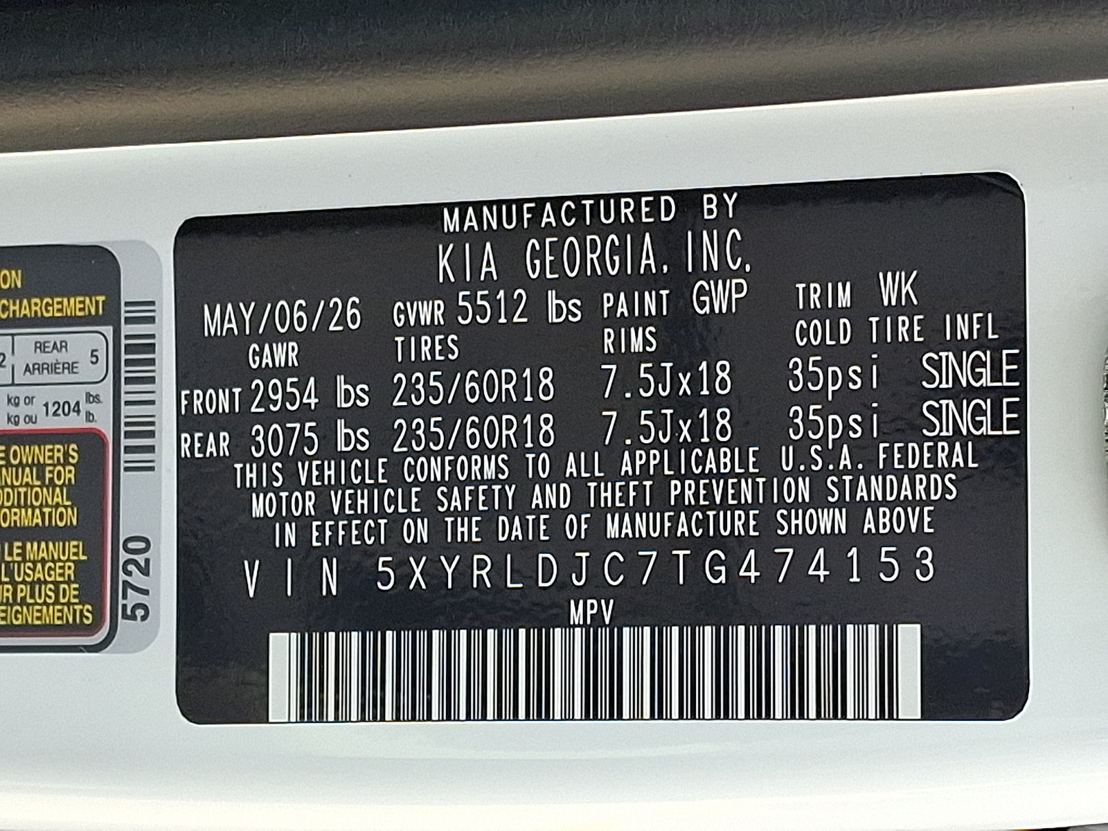 New 2026 Kia Sorento S AWD/4WD image 19