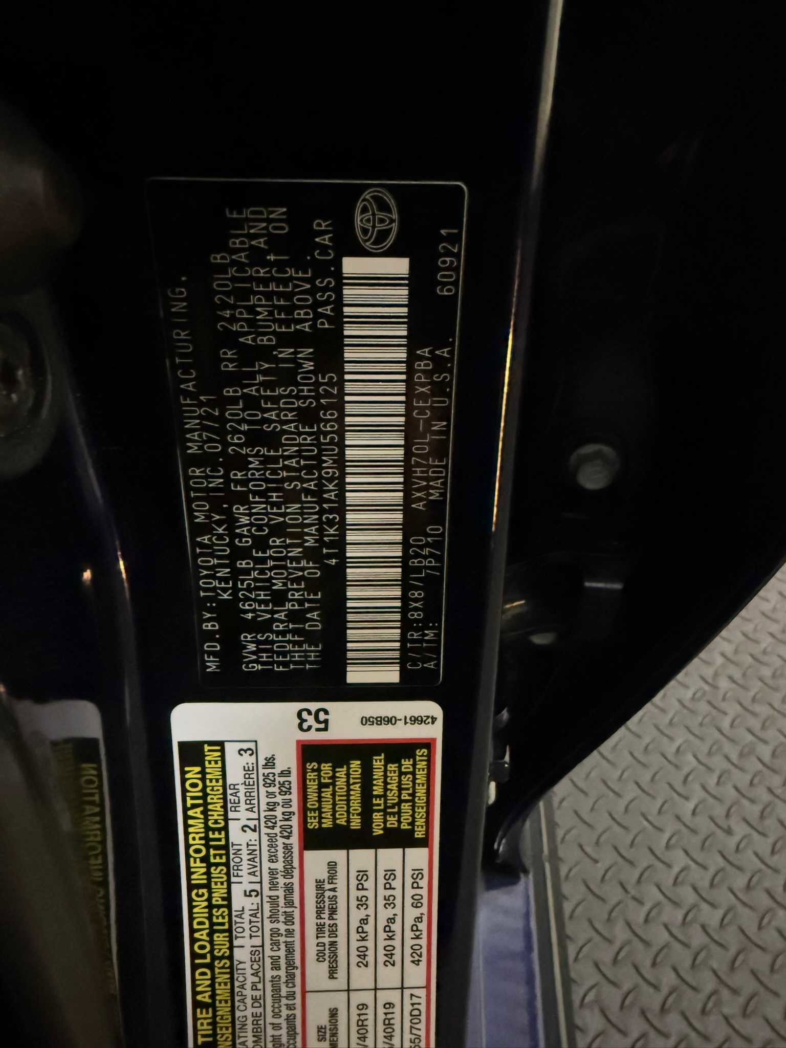 Certified 2021 Toyota Camry XSE image 39