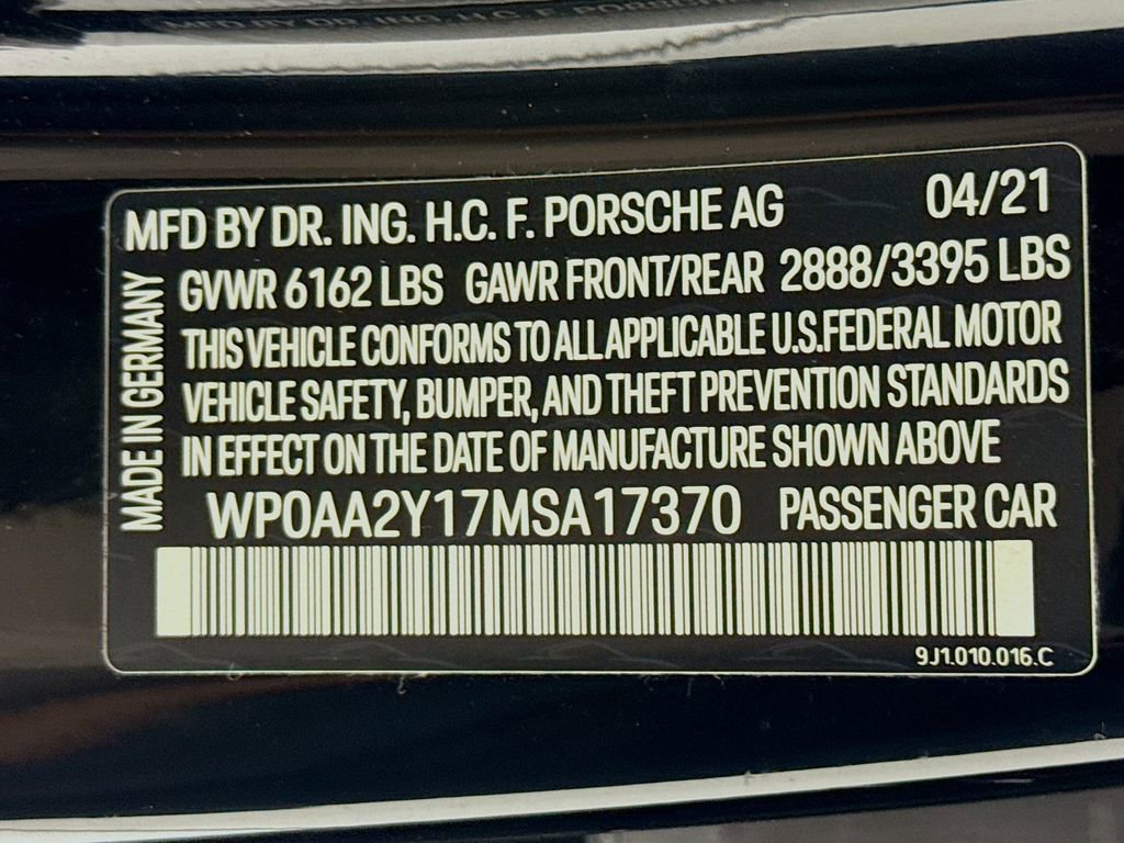 Certified 2021 Porsche Taycan RWD image 35