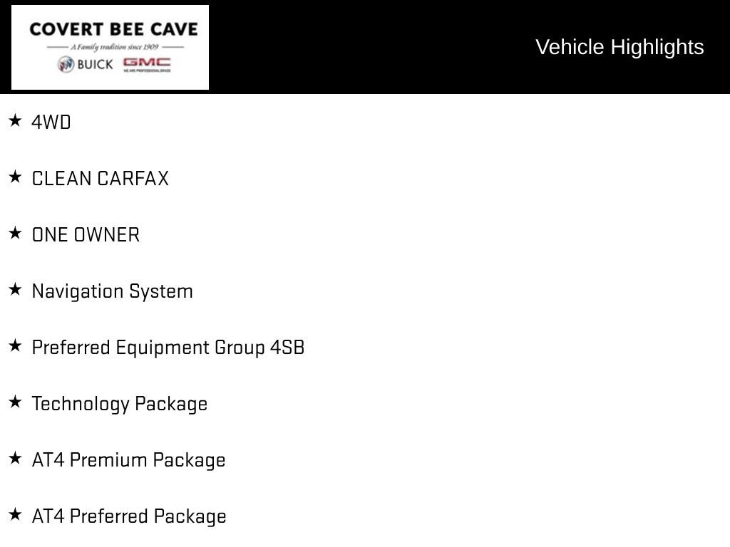 Certified 2024 GMC Sierra 1500 AT4 w/ Technology Package AWD/4WD image 6