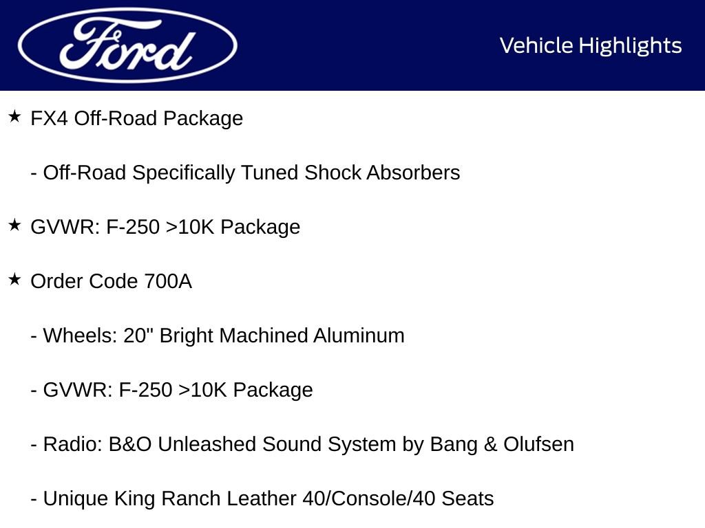 New 2026 Ford F250 King Ranch w/ Chrome Package AWD/4WD image 10