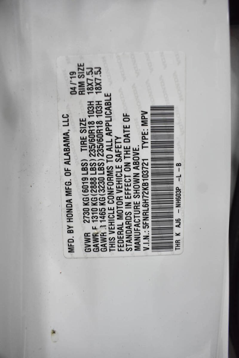 Used 2019 Honda Odyssey EX-L image 17