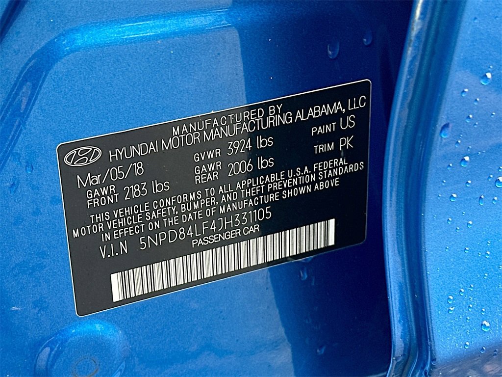 Used 2018 Hyundai Elantra SEL image 27