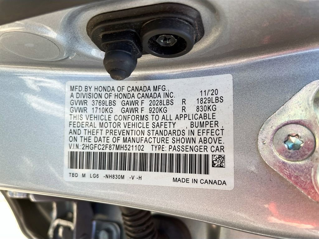 Used 2021 Honda Civic Sport image 29