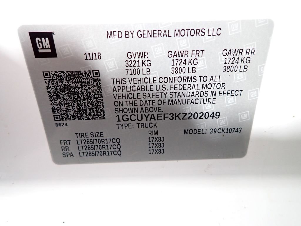 Used 2019 Chevrolet Silverado 1500 W/T w/ WT Fleet Convenience Package image 46