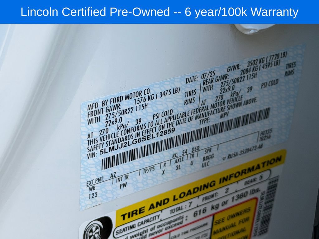 Certified 2025 Lincoln Navigator Reserve AWD/4WD image 34