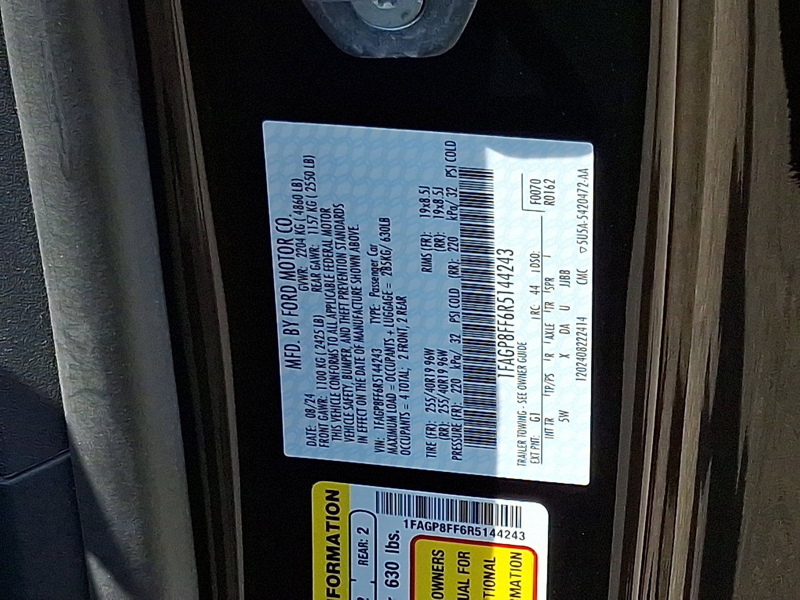 Used 2024 Ford Mustang GT Premium RWD image 26