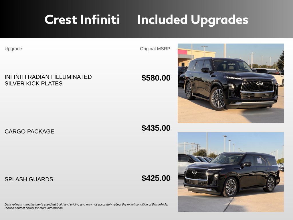 Certified 2026 INFINITI QX80 Luxe w/ Cargo Package RWD image 5