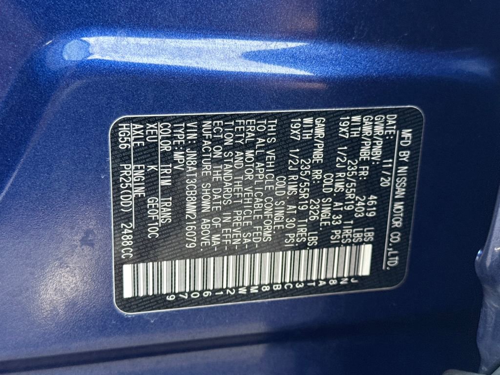 Certified 2021 Nissan Rogue SL w/ Premium Package image 32