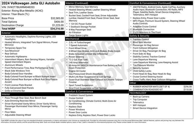 Used 2024 Volkswagen Jetta GLI Autobahn image 28