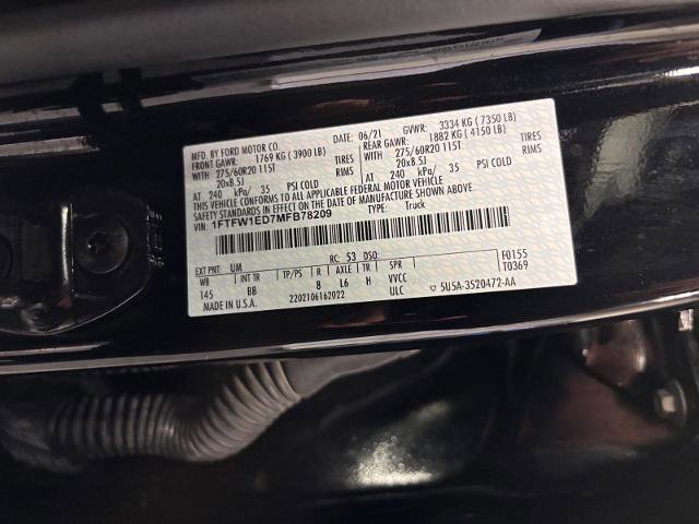 Certified 2021 Ford F150 Platinum w/ Equipment Group 701A High image 30