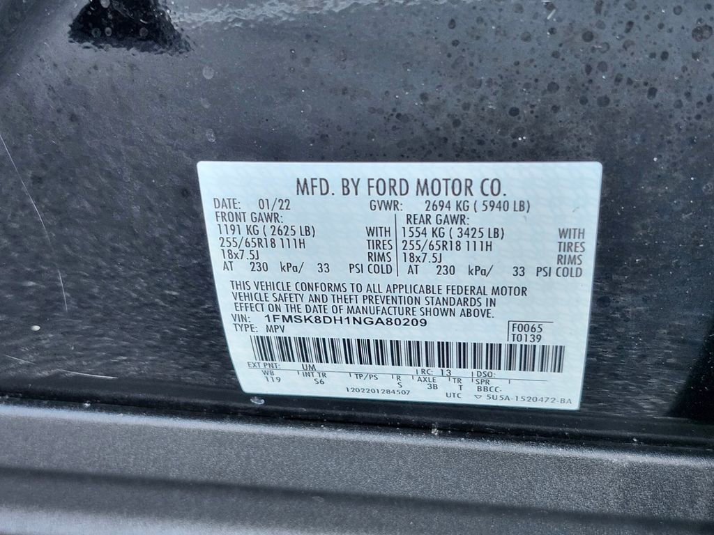 Used 2022 Ford Explorer XLT w/ Equipment Group 202A image 36
