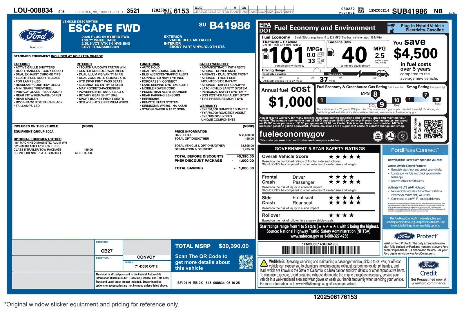 Used 2025 Ford Escape SE w/ Class II Trailer Tow Package image 2
