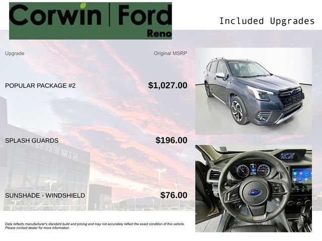 Used 2023 Subaru Forester Touring w/ Popular Package #2 AWD/4WD image 3