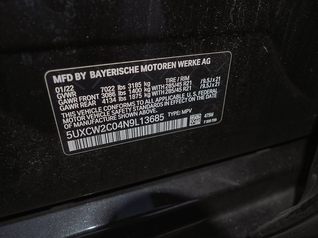 Used 2022 BMW X7 xDrive40i w/ M Sport Package image 43