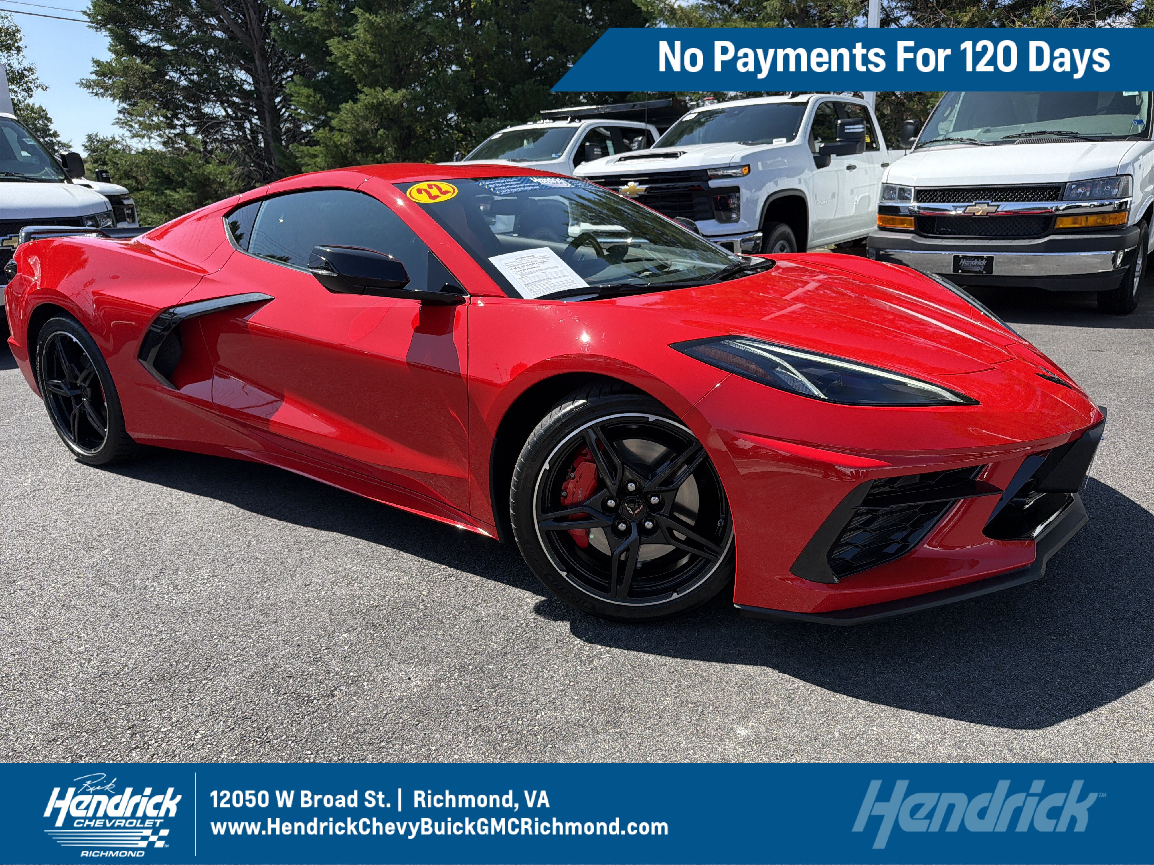 Used 2022 Chevrolet Corvette Stingray Coupe w/ Z51 Performance Package RWD image 1