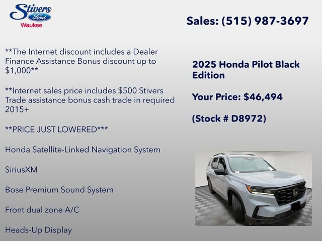 Used 2025 Honda Pilot Black Edition image 10