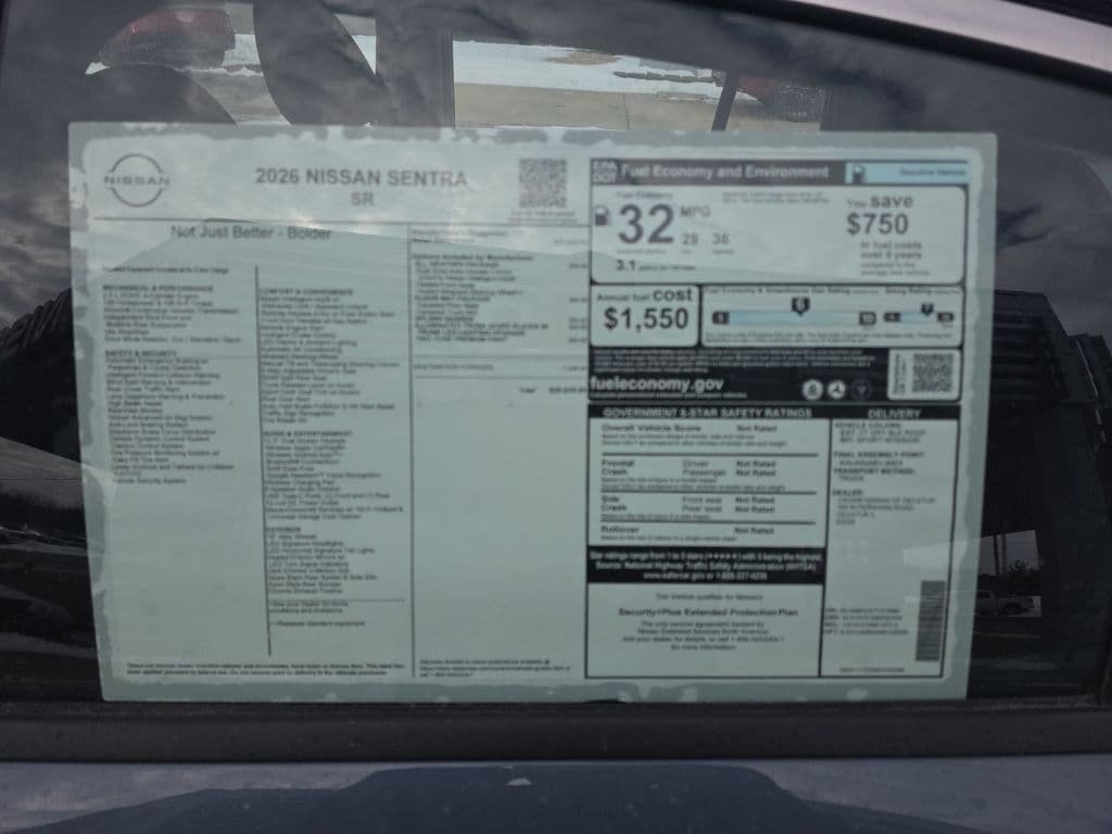 New 2026 Nissan Sentra SR w/ SR All Weather Package image 11