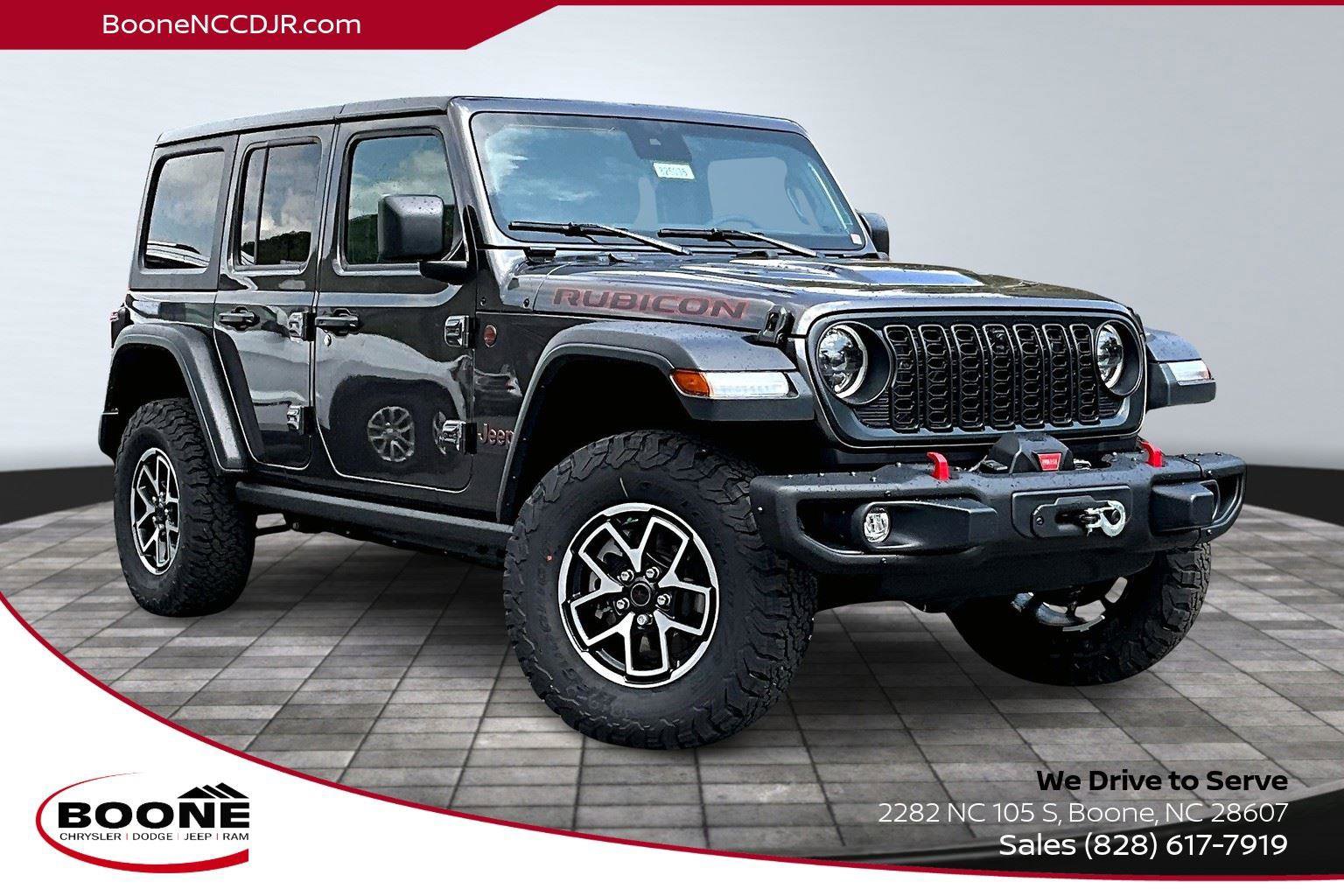 New 2025 Jeep Wrangler Unlimited Rubicon w/ Steel Bumper Group