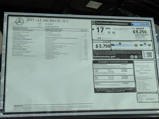 New 2025 Mercedes-Benz GLE 580 4MATIC image 21