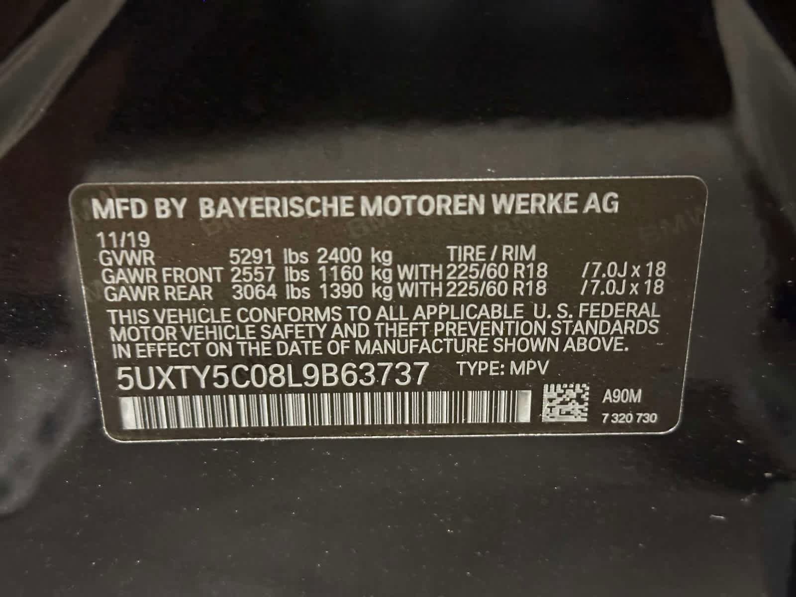Used 2020 BMW X3 xDrive30i w/ Convenience Package AWD/4WD image 39