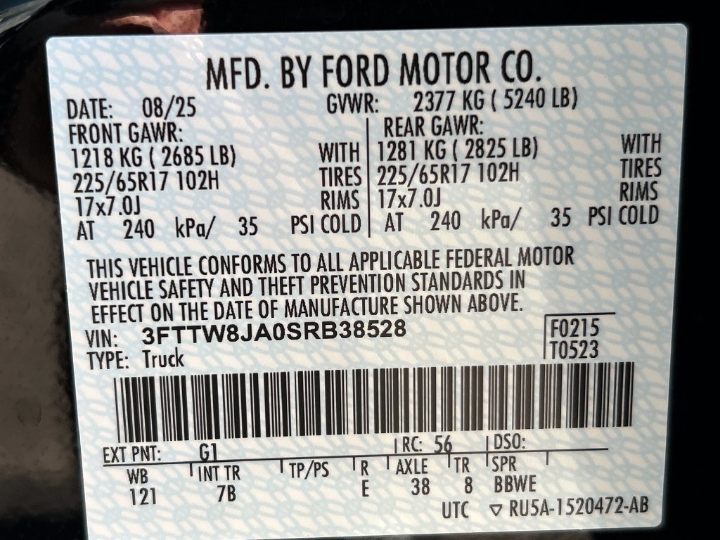 Used 2025 Ford Maverick XLT w/ Equipment Group 302A AWD/4WD image 31
