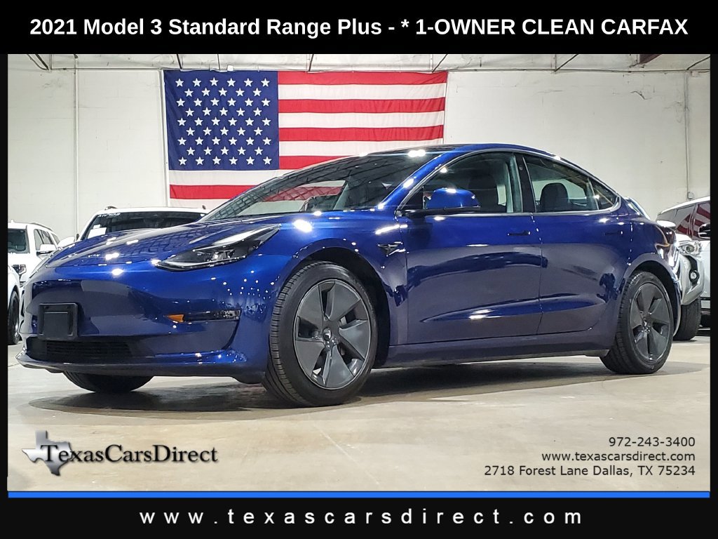 Used 2021 Tesla Model 3 Standard Range Plus