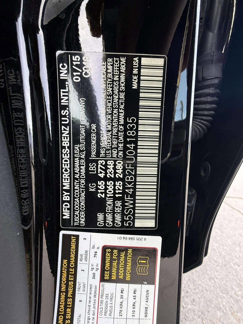 Used 2015 Mercedes-Benz C 300 4MATIC Sedan image 23