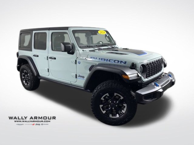 Used 2024 Jeep Wrangler Unlimited Rubicon 4xe w/ Technology Group AWD/4WD 360° Tour