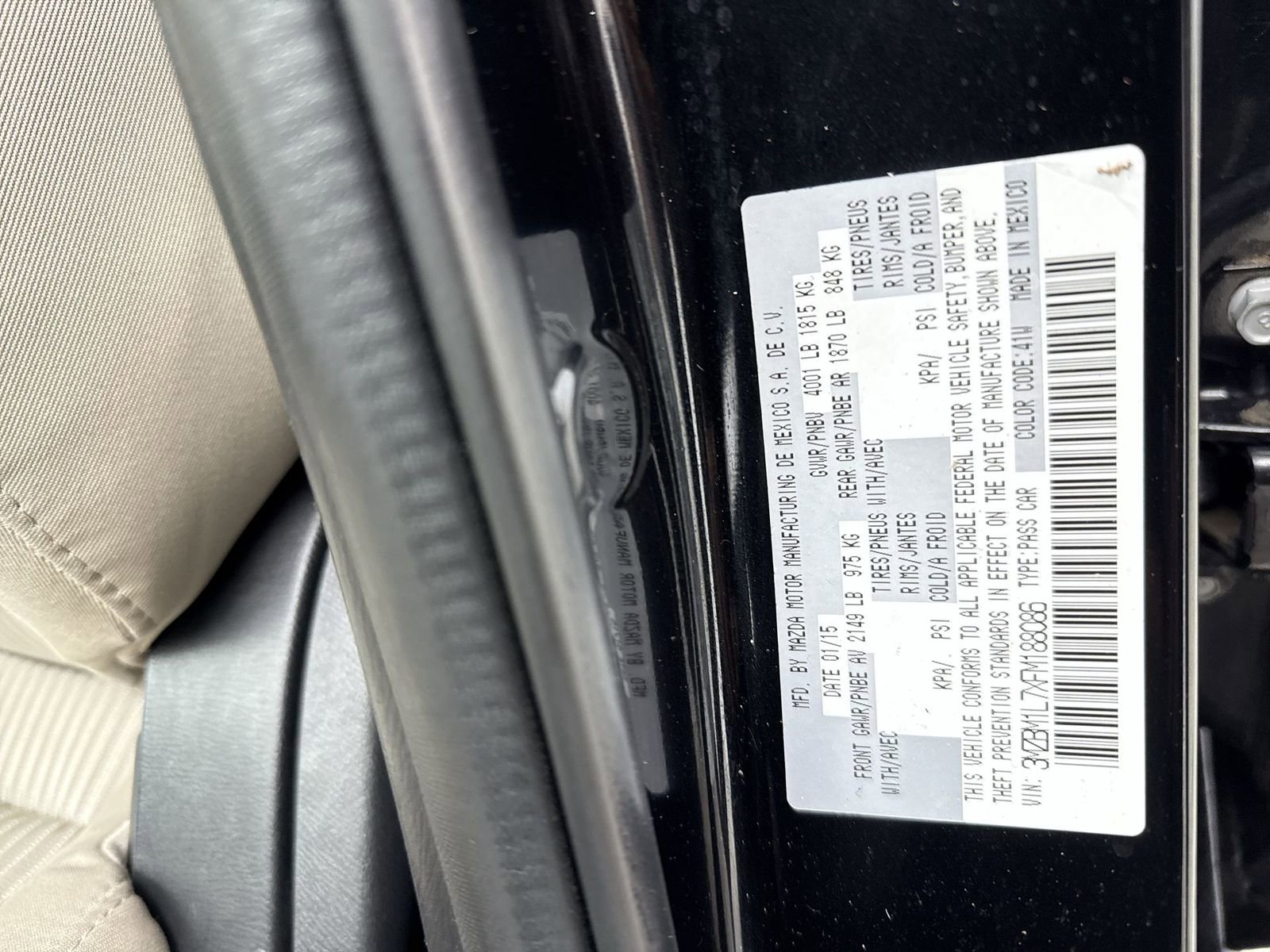 Used 2015 MAZDA MAZDA3 i Touring w/ Technology Package image 43