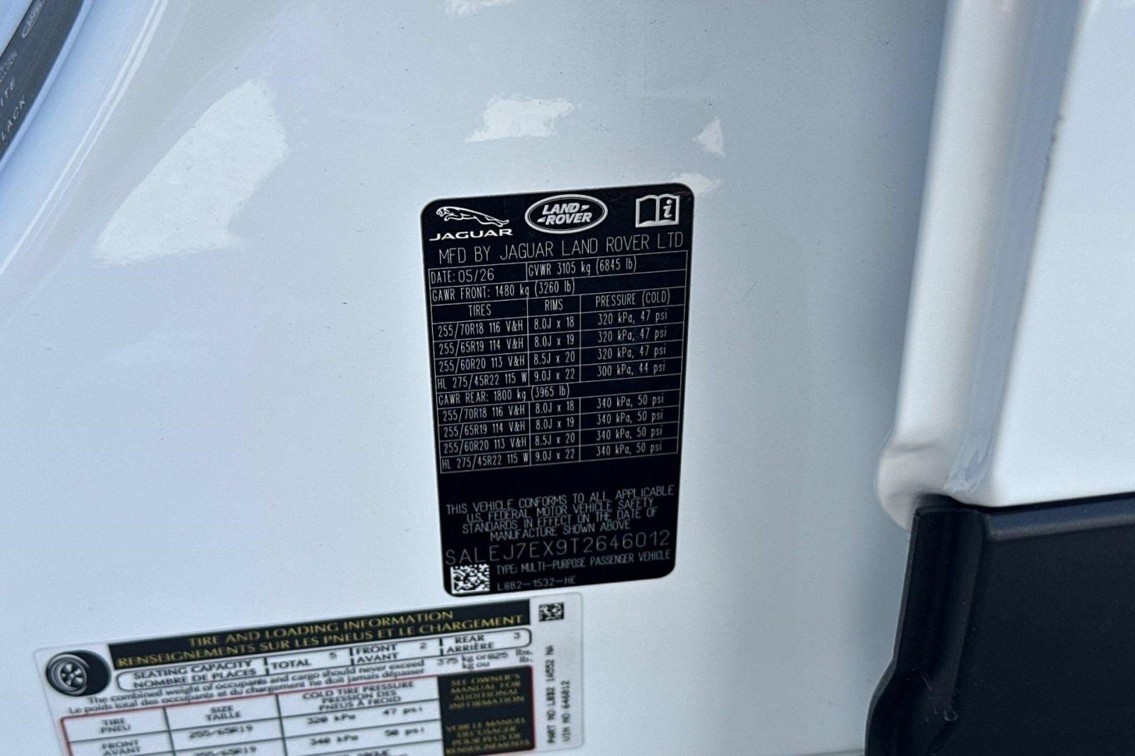 New 2026 Land Rover Defender 110 S AWD/4WD image 25