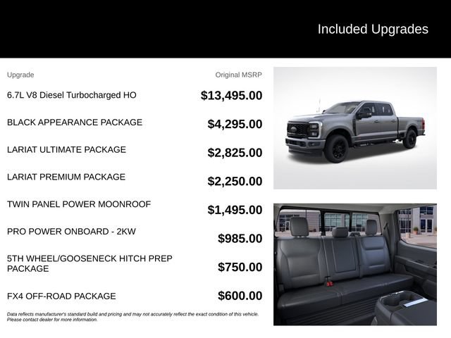 New 2026 Ford F350 Lariat w/ Black Appearance Package AWD/4WD image 5