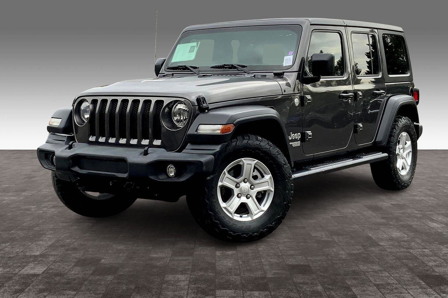 Certified 2019 Jeep Wrangler Unlimited Sport S
