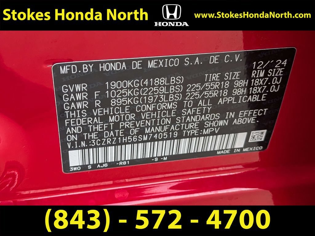 Used 2025 Honda HR-V Sport image 7