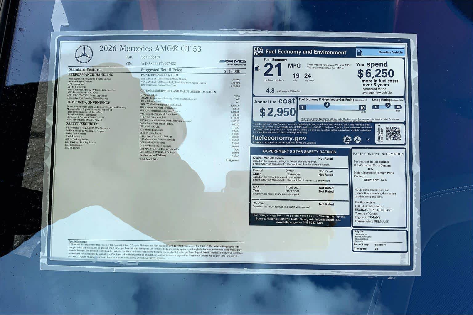 New 2026 Mercedes-Benz AMG GT 53 image 26