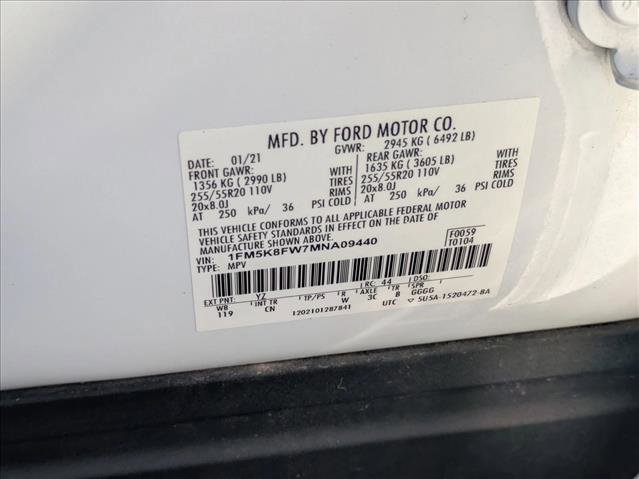 Used 2021 Ford Explorer Limited w/ Hybrid Equipment Group 310A image 26