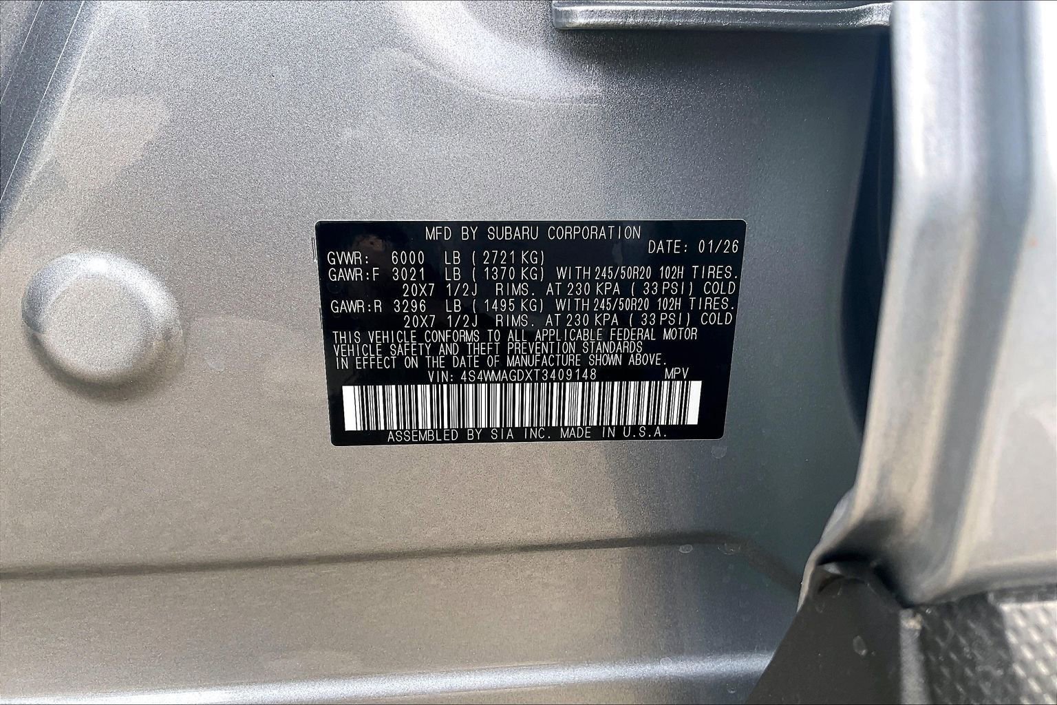 New 2026 Subaru Ascent Limited image 12