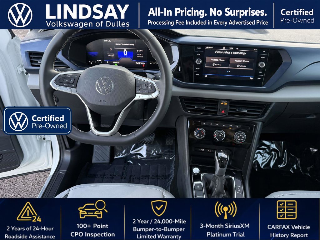Used 2023 Volkswagen Taos SE w/ Panoramic Sunroof Package AWD/4WD image 11