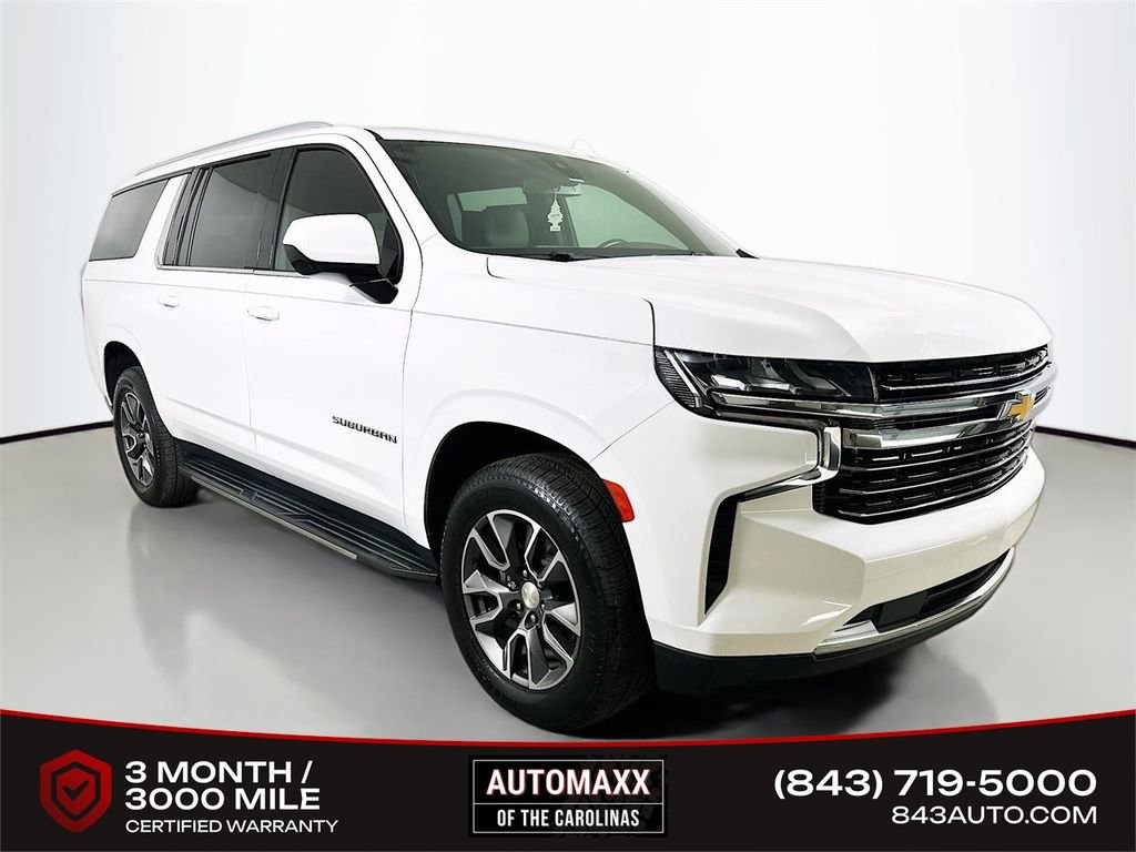 Used 2021 Chevrolet Suburban LT w/ Rear Media and Nav Package