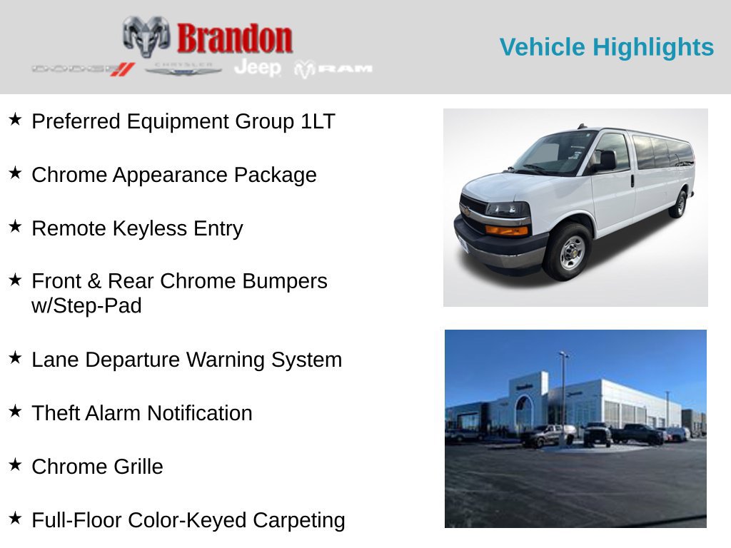 Used 2024 Chevrolet Express 3500 LT w/ LT Preferred Equipment Group RWD image 2