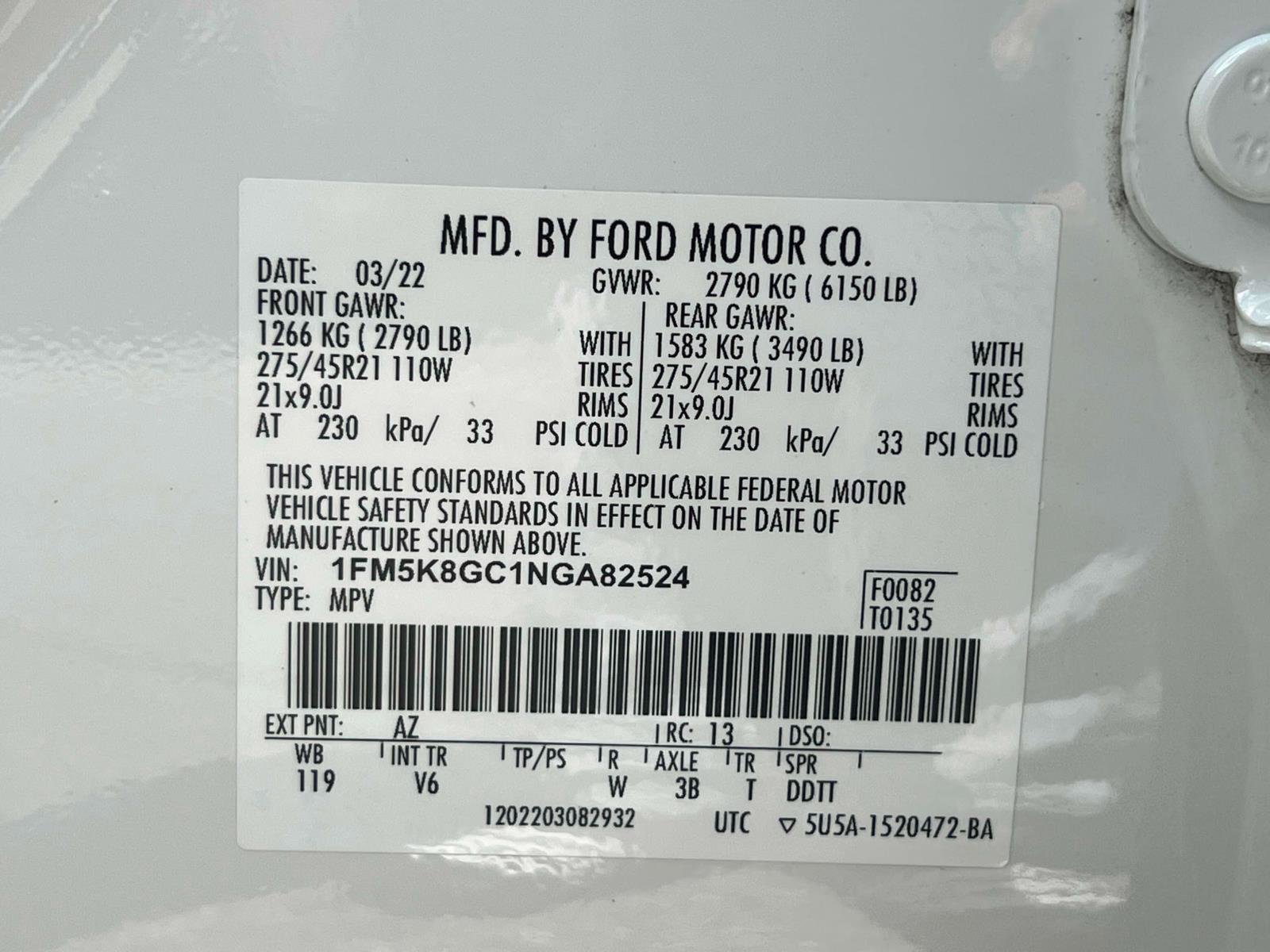 Certified 2022 Ford Explorer ST w/ ST Street Pack image 29