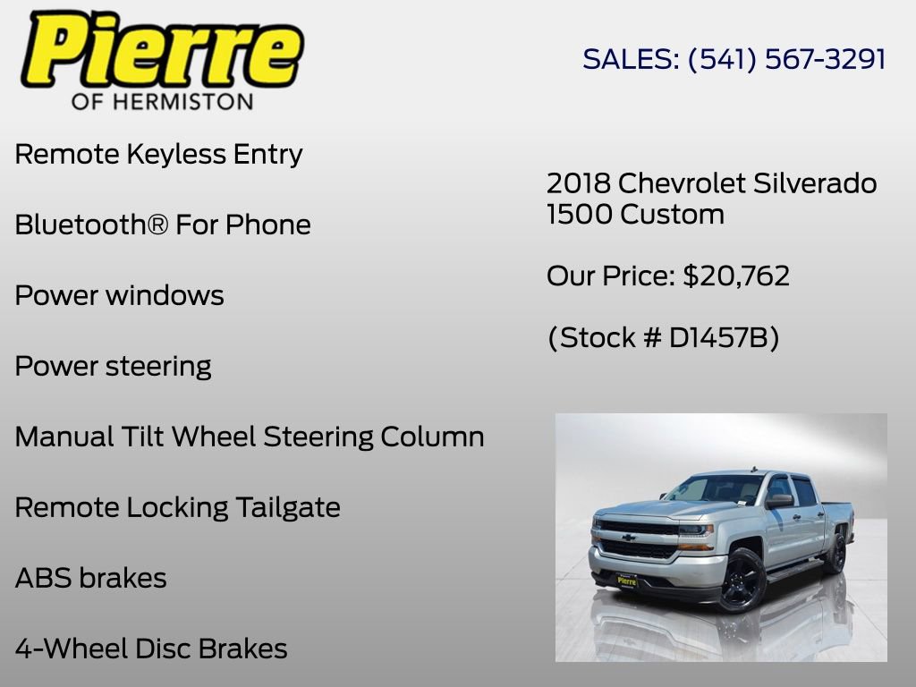 Used 2018 Chevrolet Silverado 1500 Custom w/ Rally 1 Edition image 21