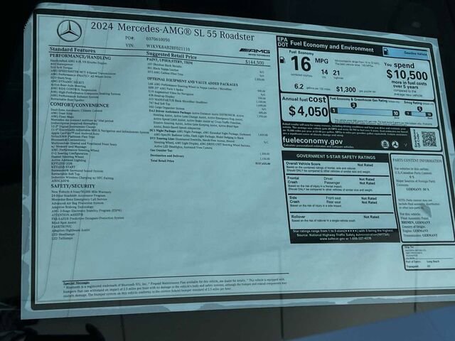 New 2024 Mercedes-Benz SL 55 AMG 4MATIC image 28