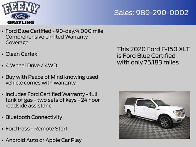 Used 2020 Ford F150 XLT w/ Equipment Group 301A Mid image 4