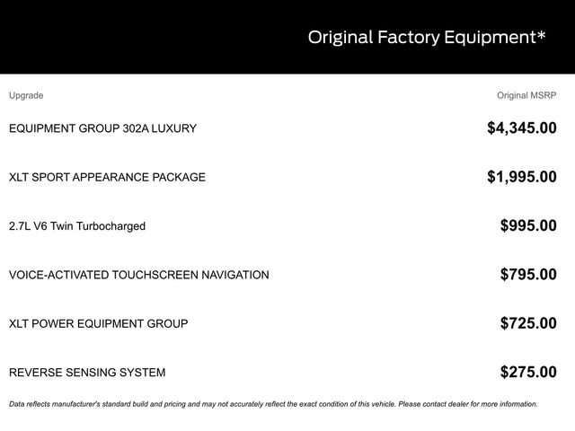 Used 2020 Ford F150 XLT w/ Equipment Group 302A Luxury AWD/4WD image 22