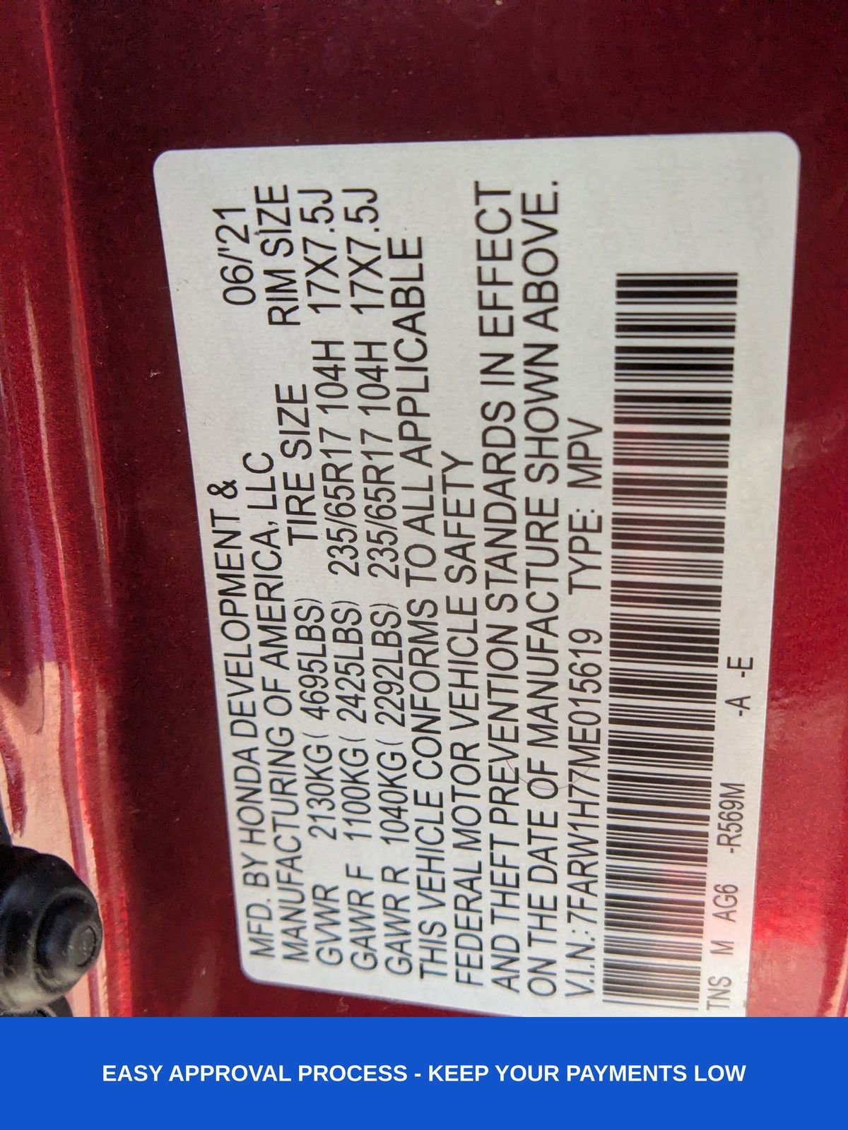 Used 2021 Honda CR-V Special Edition image 16