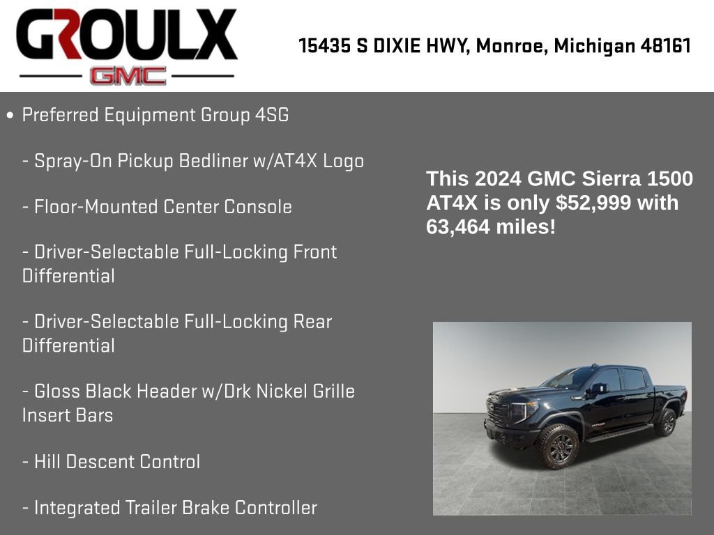 Used 2024 GMC Sierra 1500 AT4X AWD/4WD image 22